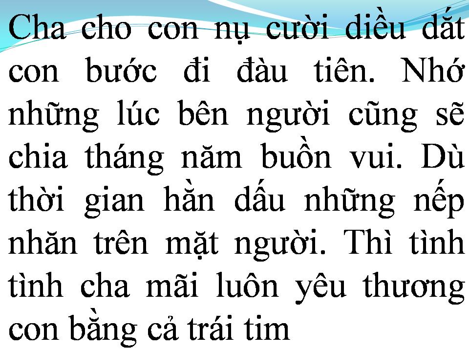 Lời bài hát ĐIỂM TỰA ĐỜI CON