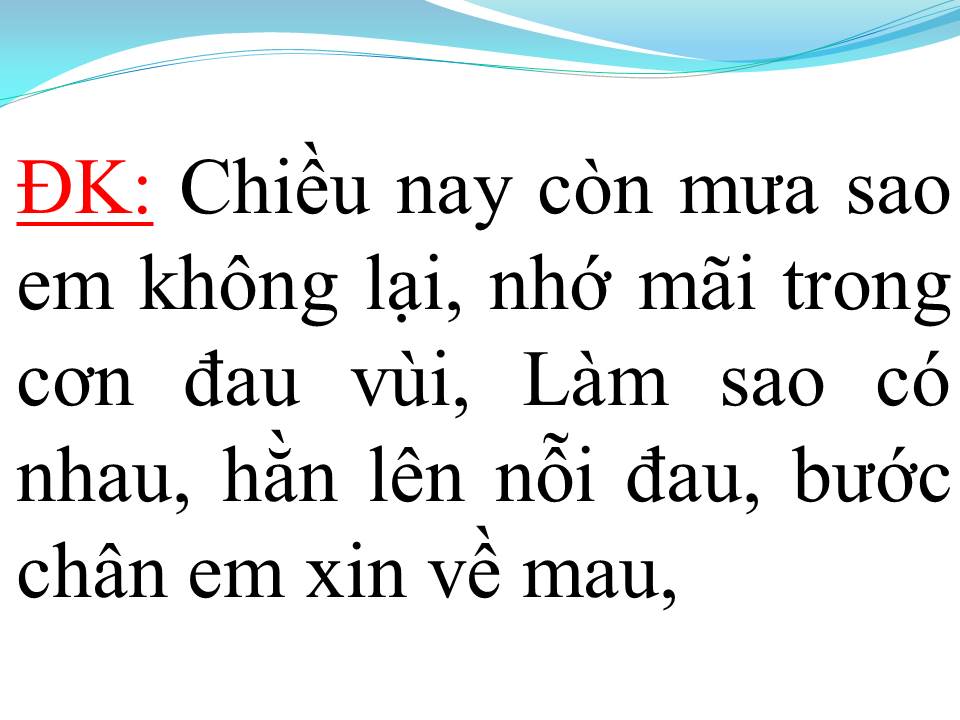 Lời bài hát DIỄM XƯA