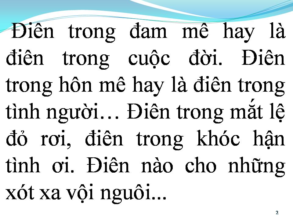 Lời bài hát ĐIÊN