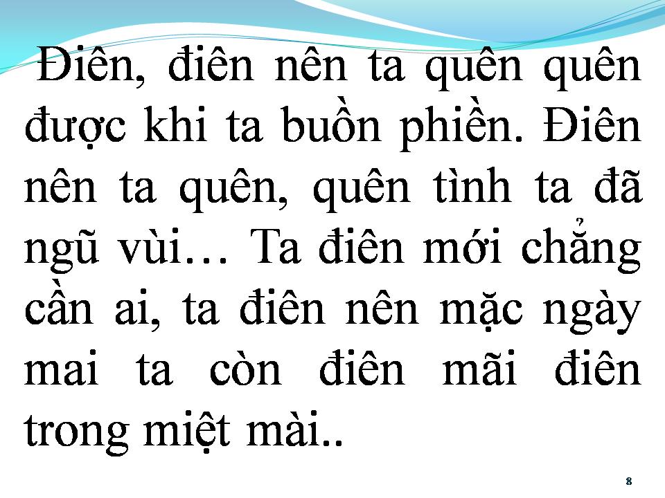 Lời bài hát ĐIÊN