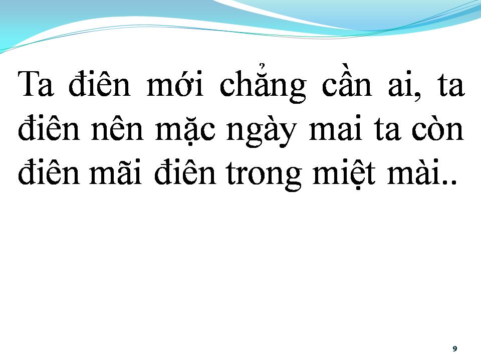 Lời bài hát ĐIÊN