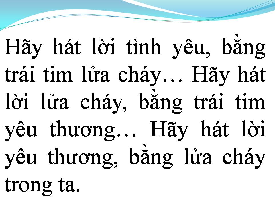 Lời bài hát ĐIỆP KHÚC TÌNH YÊU