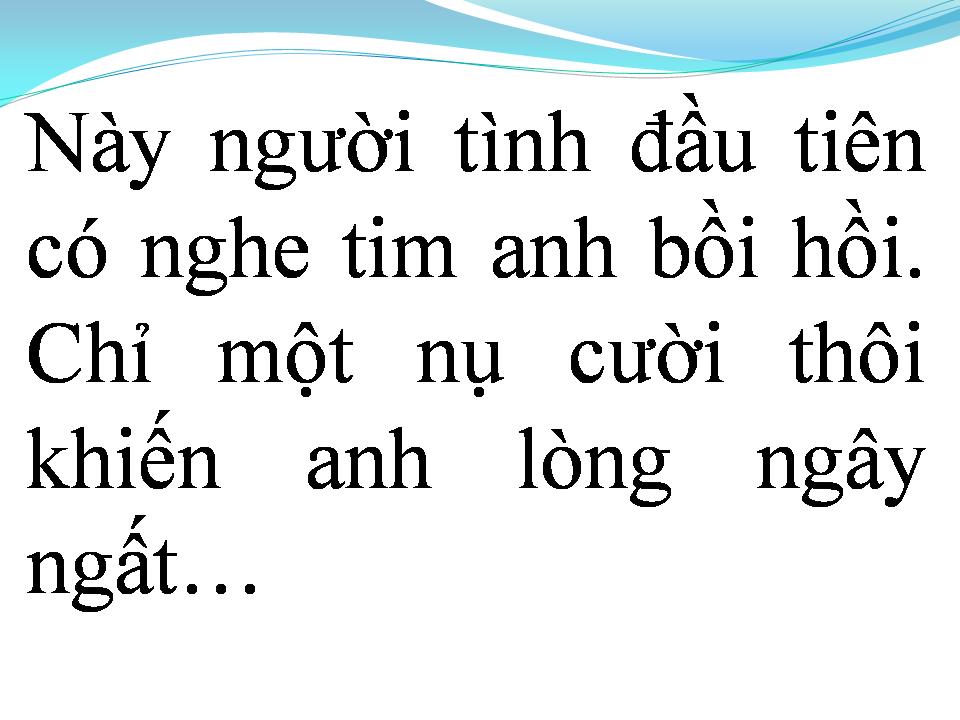 Lời bài hát ĐIỀU GÌ ĐÓ