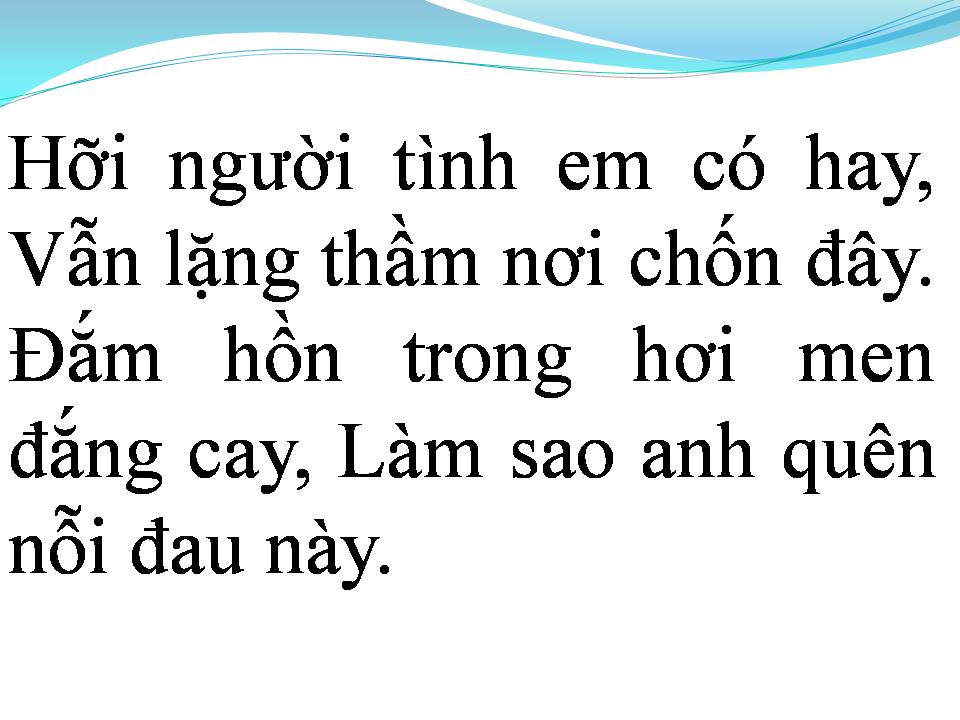 Lời bài hát ĐỊNH MỆNH