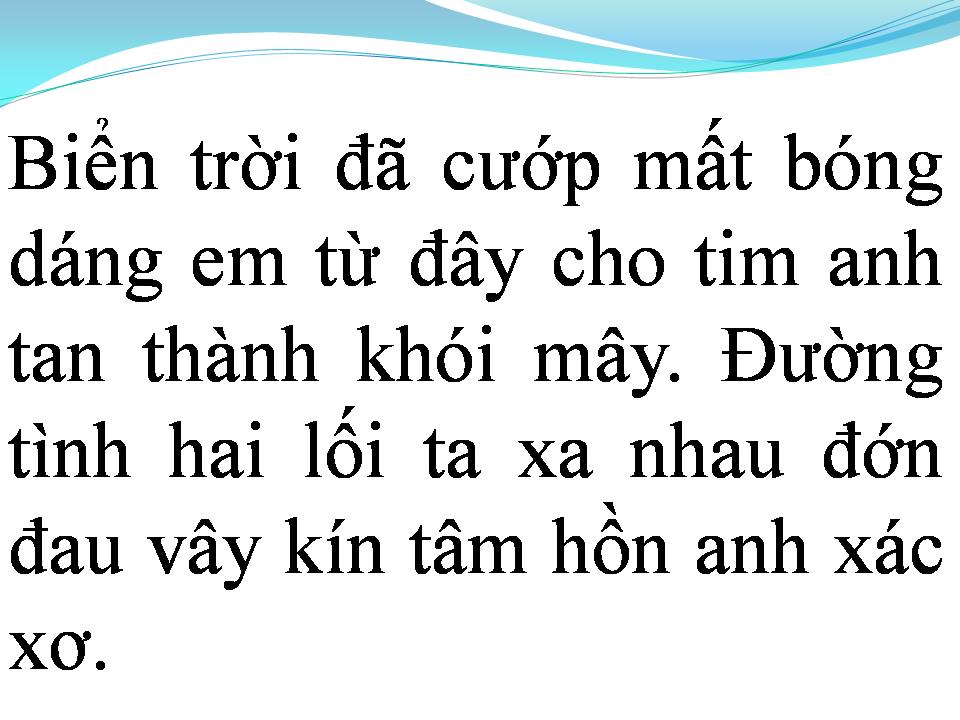 Lời bài hát ĐỊNH MỆNH