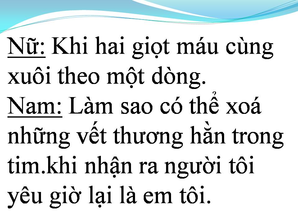 Lời bài hát ĐỊNH MỆNH CAY ĐẮNG
