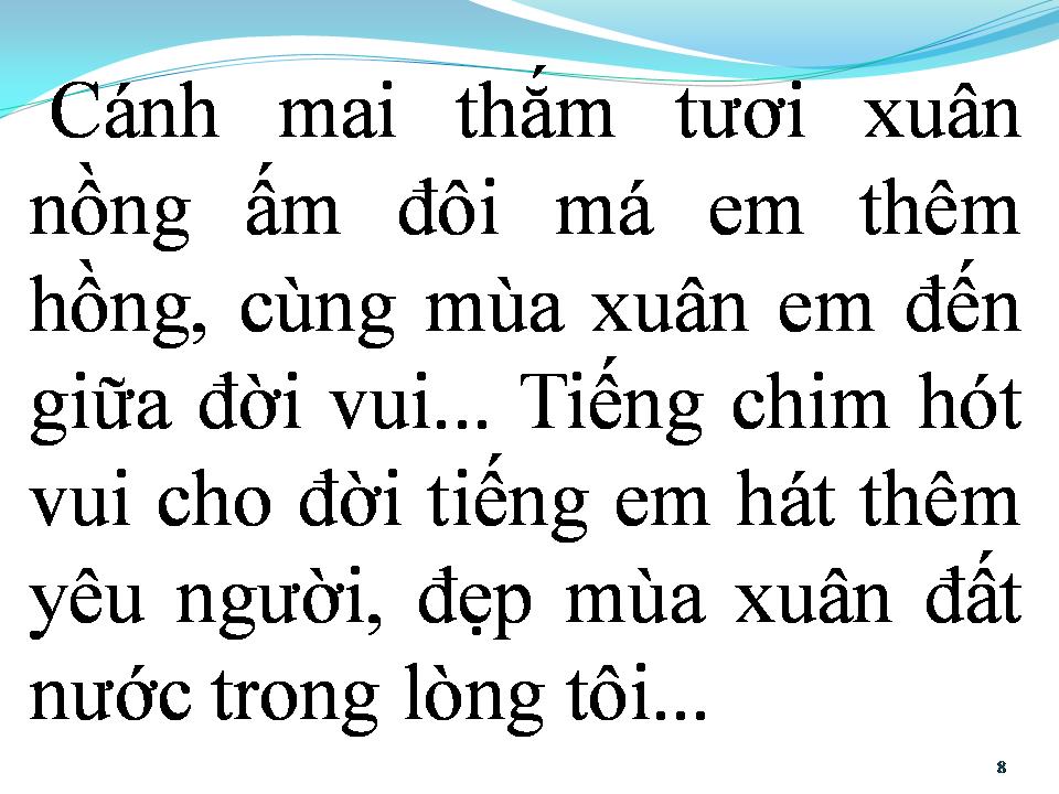 Lời bài hát DỊU DÀNG SẮC XUÂN