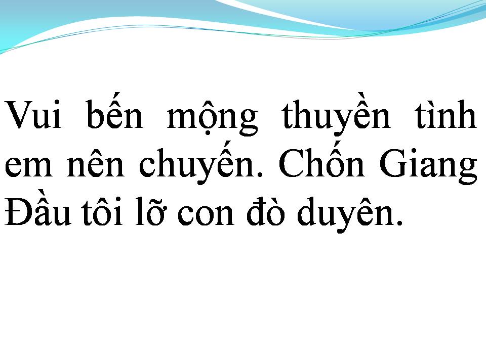 Lời bài hát ĐÒ TÌNH LỠ CHUYẾN