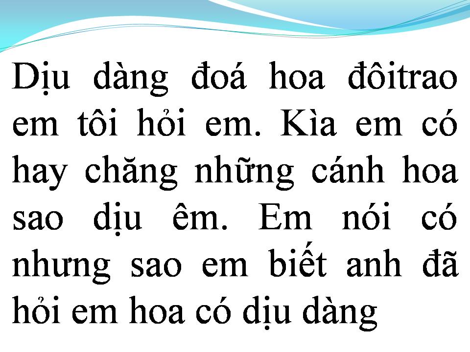 Lời bài hát ĐÓA HOA ĐÔI
