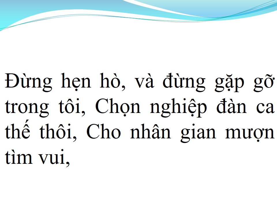 Lời bài hát ĐOẠN BUỒN CHO TÔI
