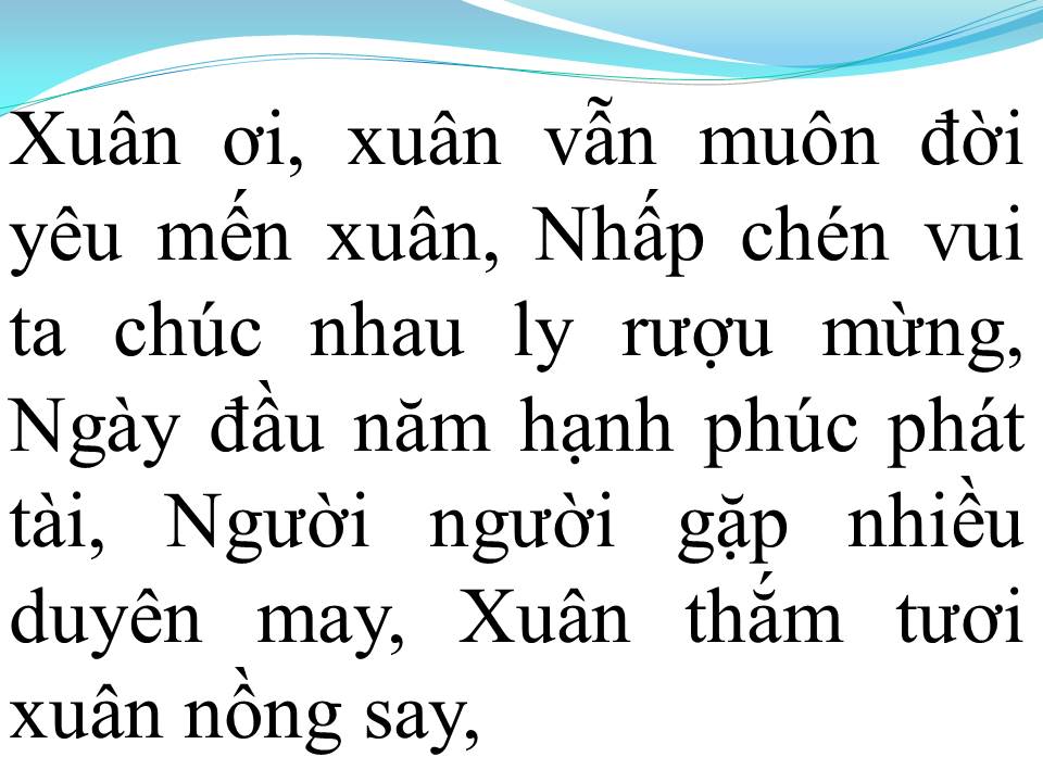 Lời bài hát ĐOẢN XUÂN CA