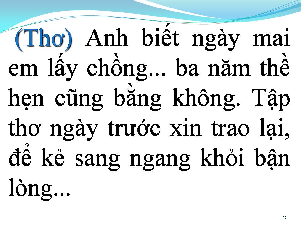 Lời bài hát ĐOẠN CUỐI TÌNH YÊU