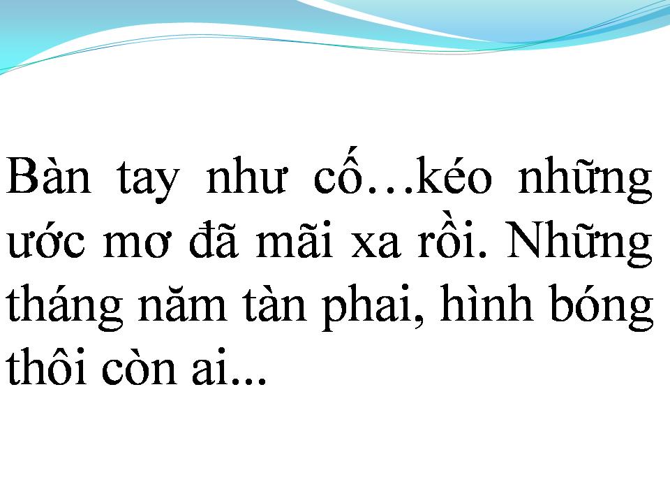 Lời bài hát ĐOẠN KHÚC CUỐI CHO EM