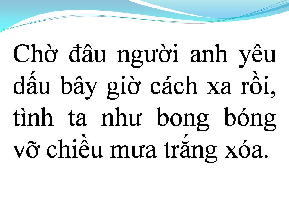 Lời bài hát ĐỢI ANH TRỞ VỀ