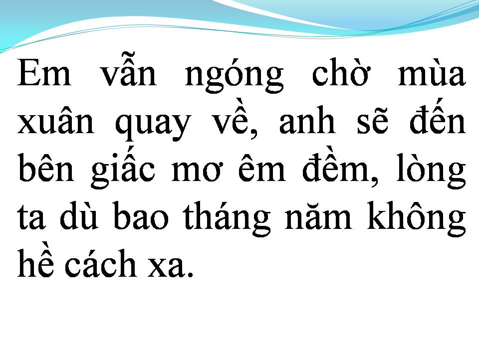 Lời bài hát ĐỢI ANH TRỞ VỀ
