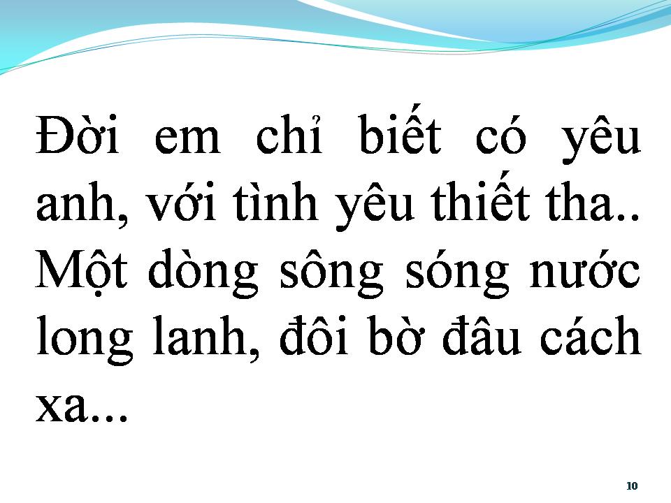 Lời bài hát ĐÔI BỜ