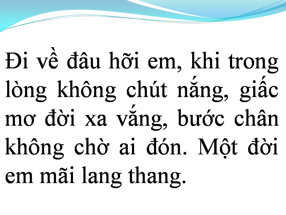 Lời bài hát ĐỜI GỌI EM BIẾT BAO LẦN