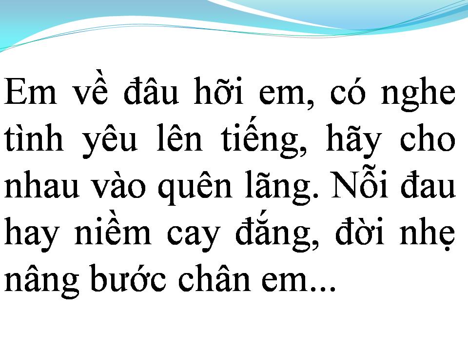 Lời bài hát ĐỜI GỌI EM BIẾT BAO LẦN