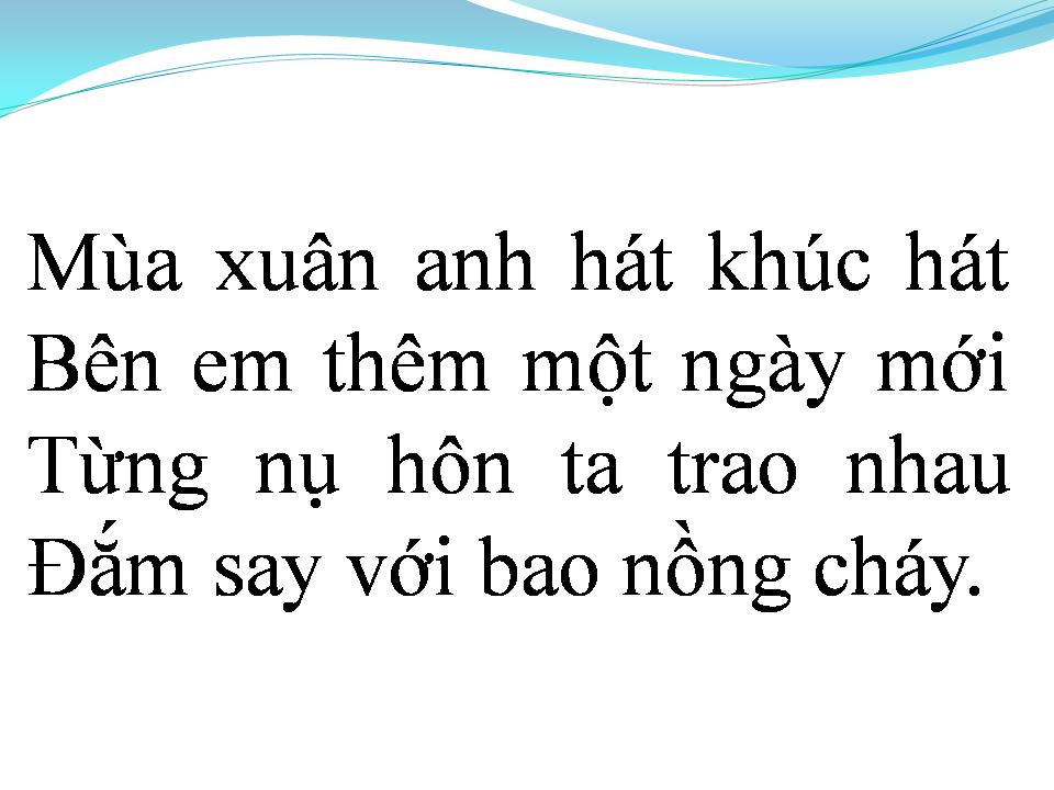 Lời bài hát ĐÔI MẮT MÙA XUÂN