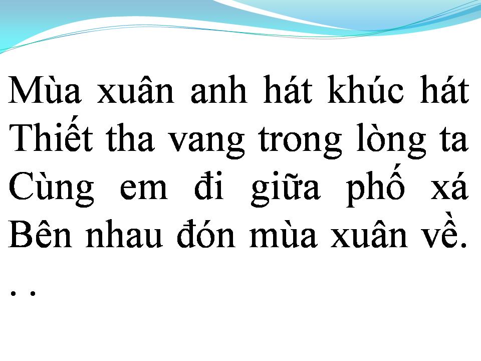 Lời bài hát ĐÔI MẮT MÙA XUÂN