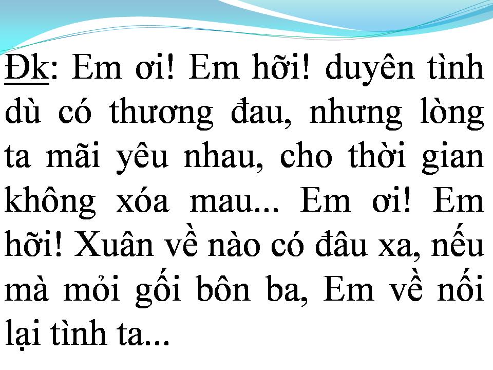 Lời bài hát ĐÔI NGÃ CHIA LY