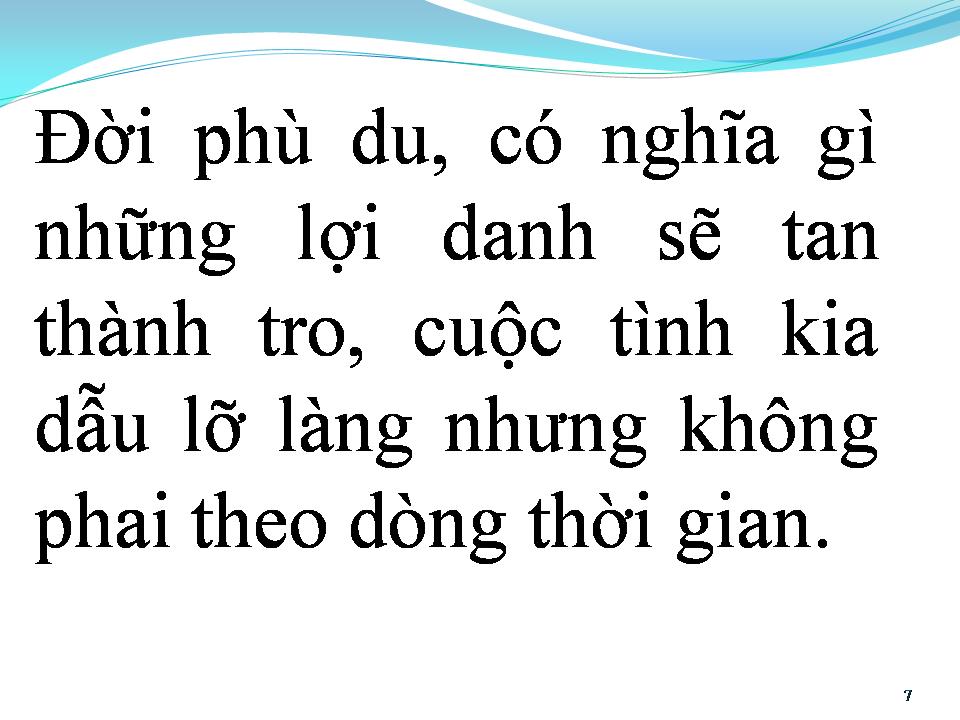 Lời bài hát ĐỜI PHÙ DU