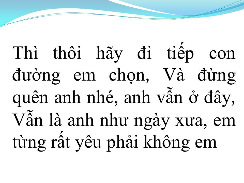 Lời bài hát ĐỔI THAY