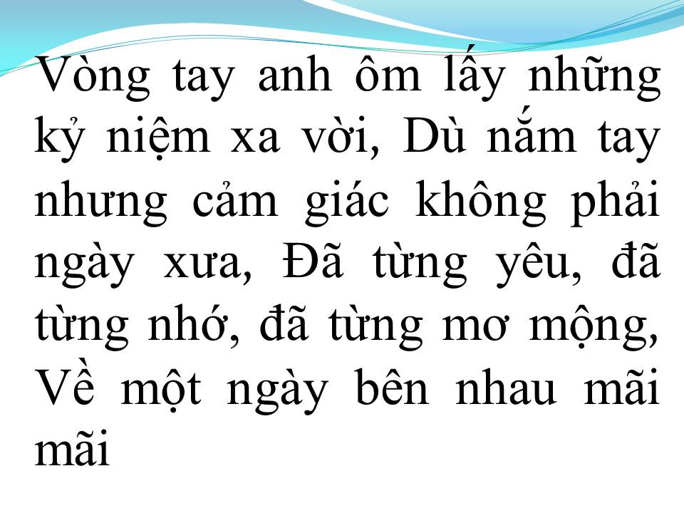 Lời bài hát ĐỔI THAY