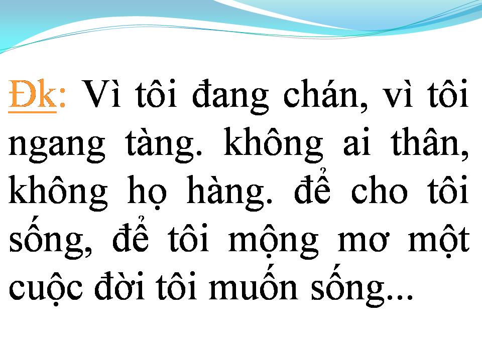 Lời bài hát ĐỜI TÔI LÀ CỦA TÔI