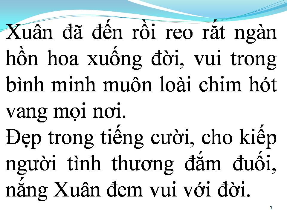 Lời bài hát ĐÓN XUÂN
