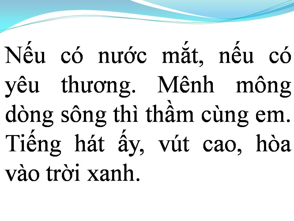Lời bài hát DÒNG SÔNG BĂNG