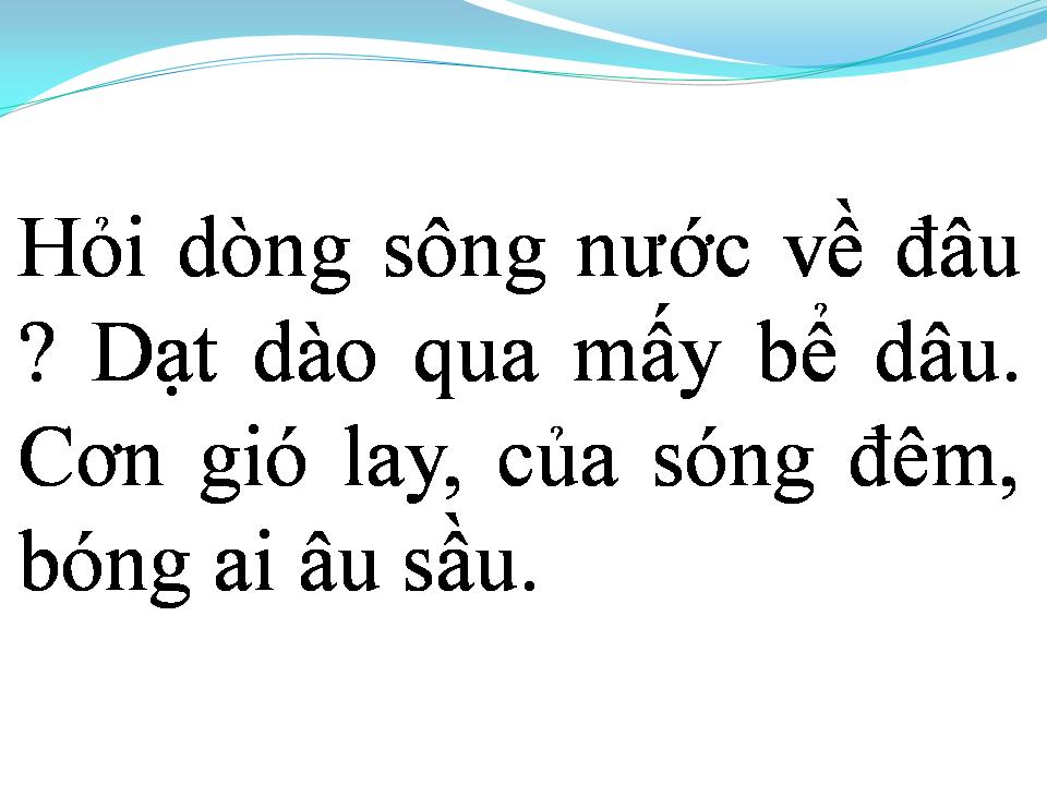 Lời bài hát DÒNG SÔNG ĐỊNH MỆNH