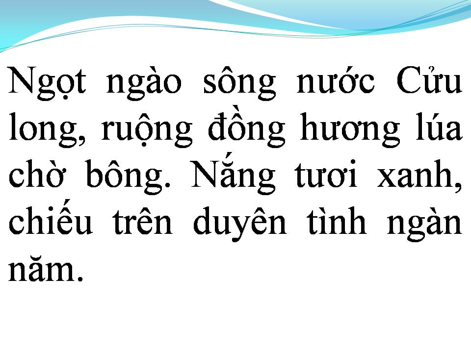 Lời bài hát DÒNG SÔNG ĐỊNH MỆNH
