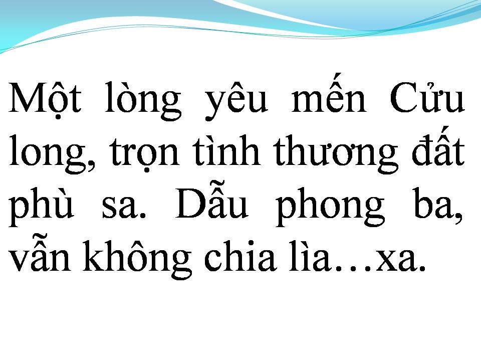 Lời bài hát DÒNG SÔNG ĐỊNH MỆNH