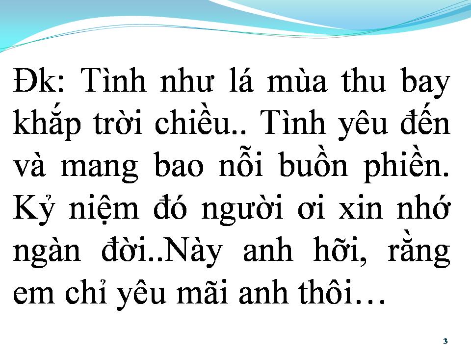 Lời bài hát DÒNG SÔNG KỶ NIỆM