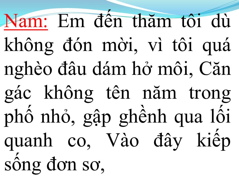 Lời bài hát DÙ ANH NGHÈO (SONG CA)