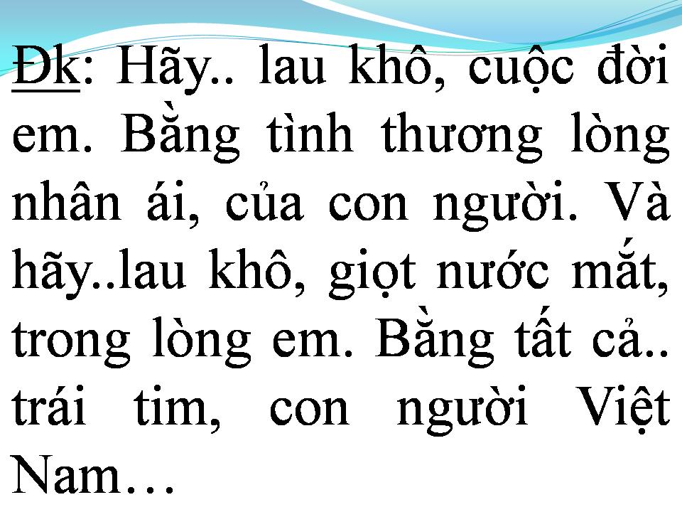 Lời bài hát ĐỨA BÉ