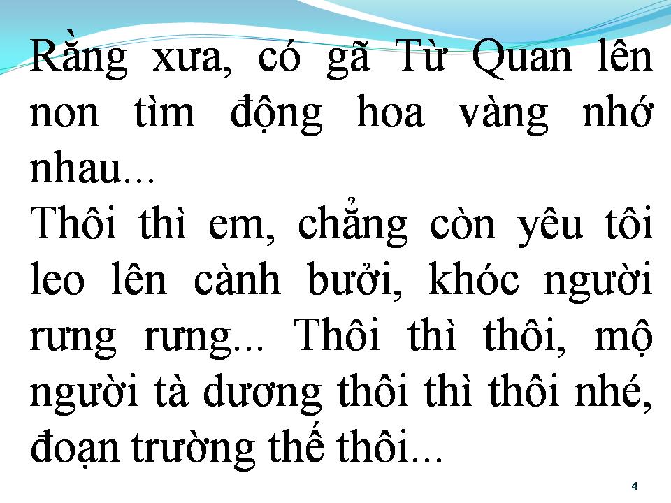 Lời bài hát ĐƯA EM TÌM ĐỘNG HOA VÀNG