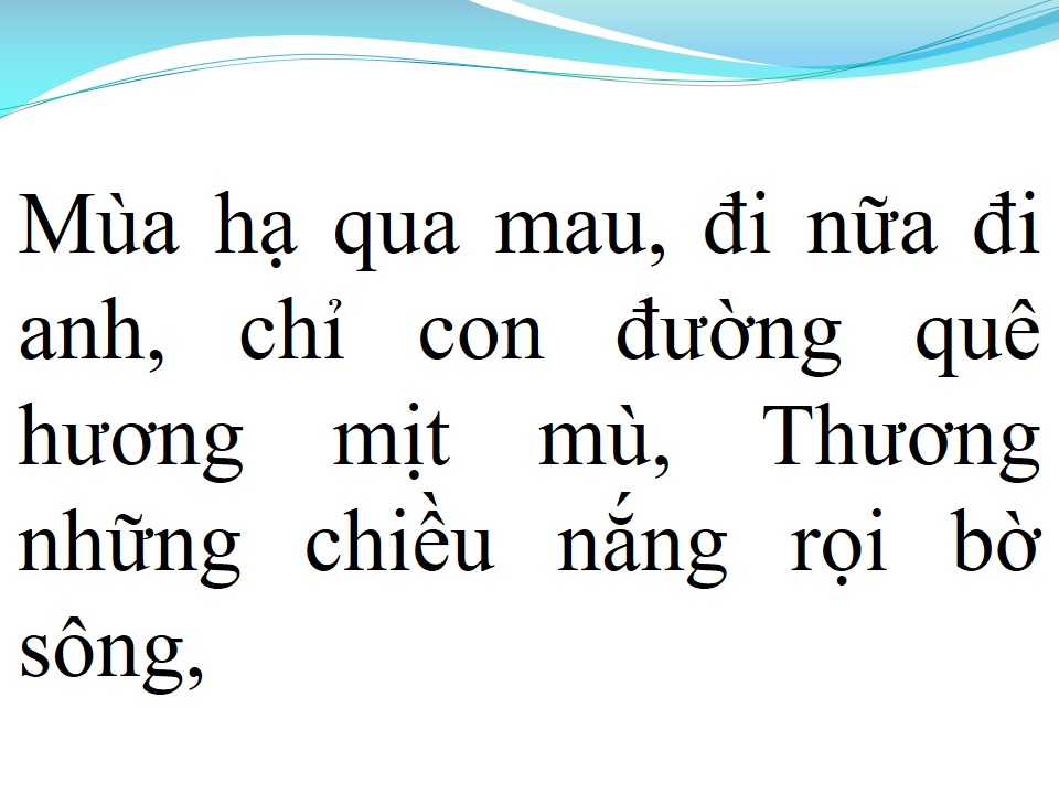 Lời bài hát ĐƯA EM VÀO HẠ