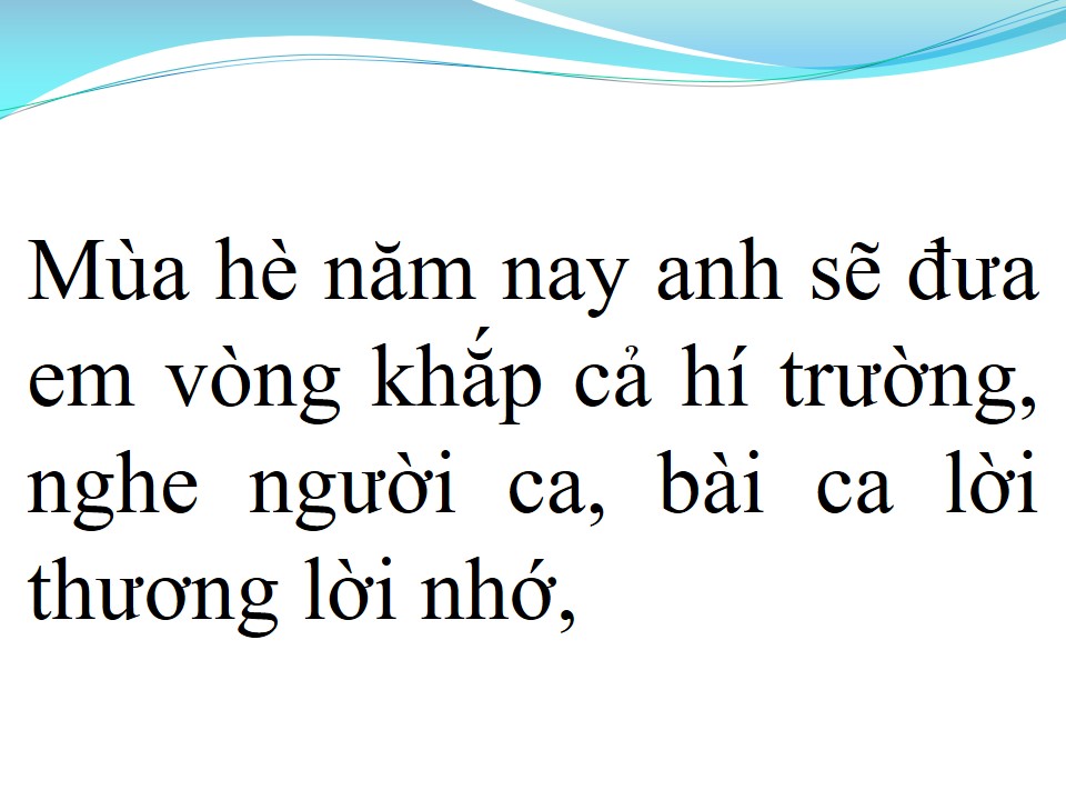 Lời bài hát ĐƯA EM VÀO HẠ