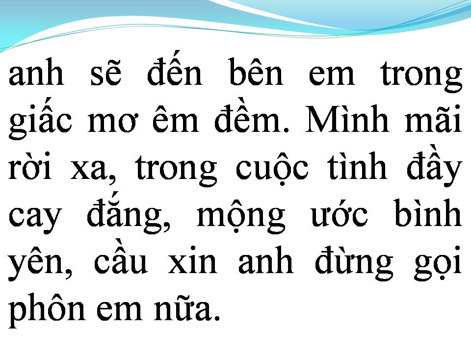 Lời bài hát ĐỪNG GỌI VÀ NHẮN TIN EM NỮA