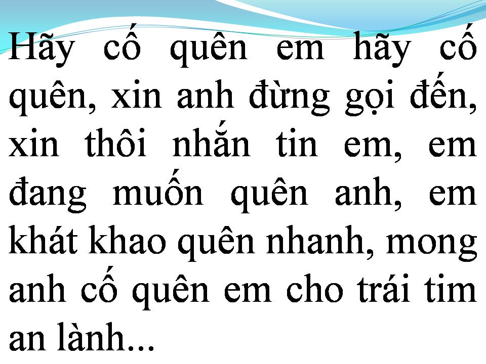 Lời bài hát ĐỪNG GỌI VÀ NHẮN TIN EM NỮA