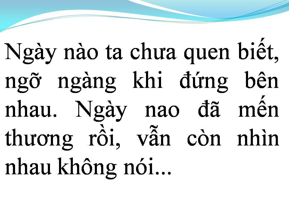 Lời bài hát ĐỪNG HỎI VÌ SAO TÔI BUỒN