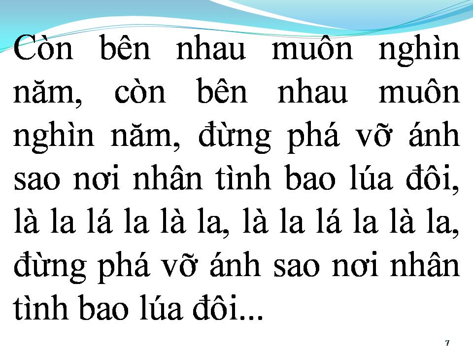 Lời bài hát ĐỪNG PHÁ VỠ ÂN TÌNH