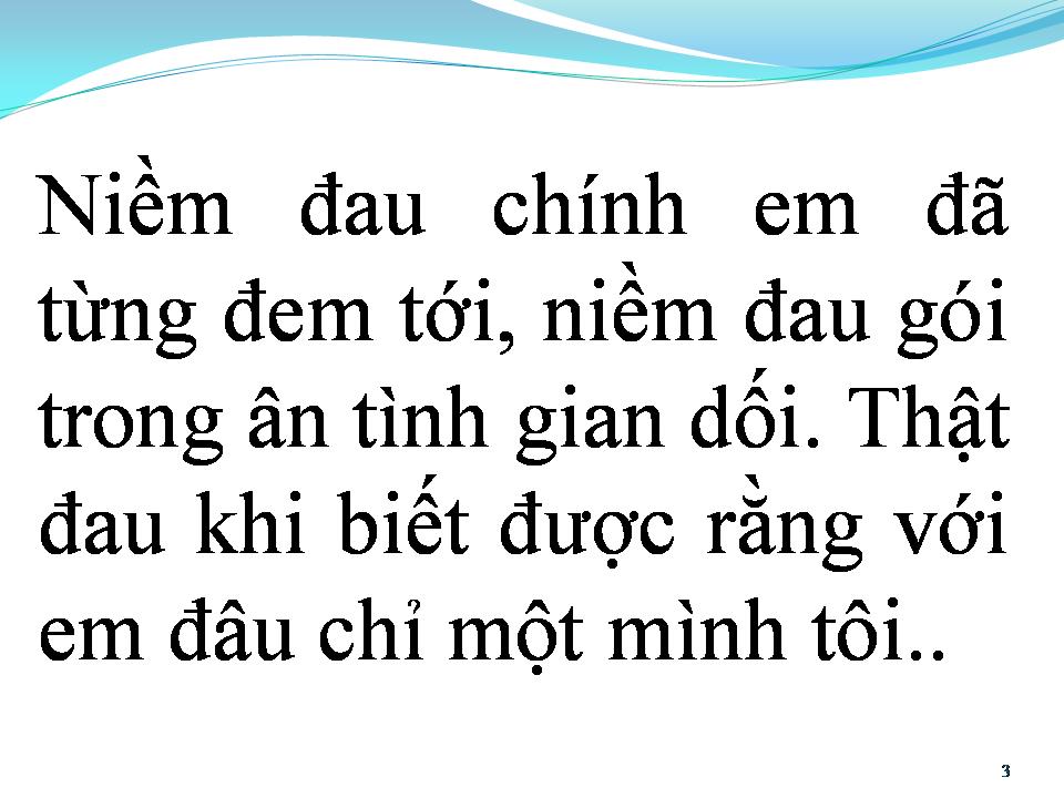 Lời bài hát ĐỪNG THƯƠNG TÔI