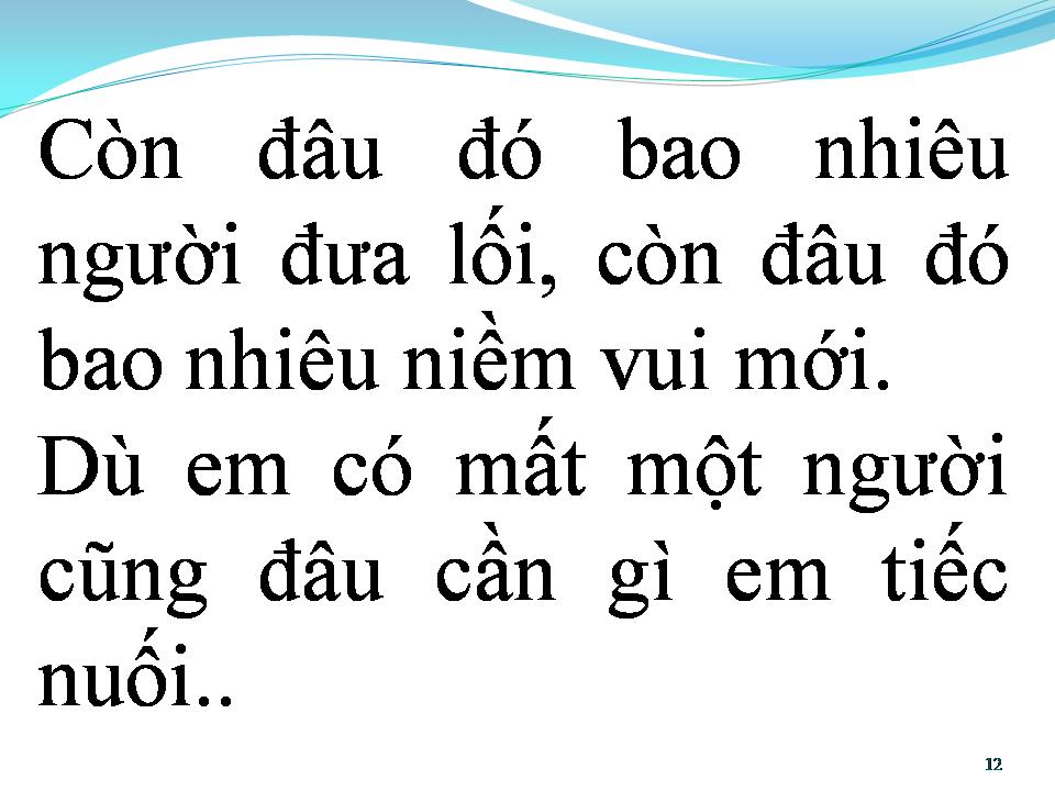Lời bài hát ĐỪNG THƯƠNG TÔI