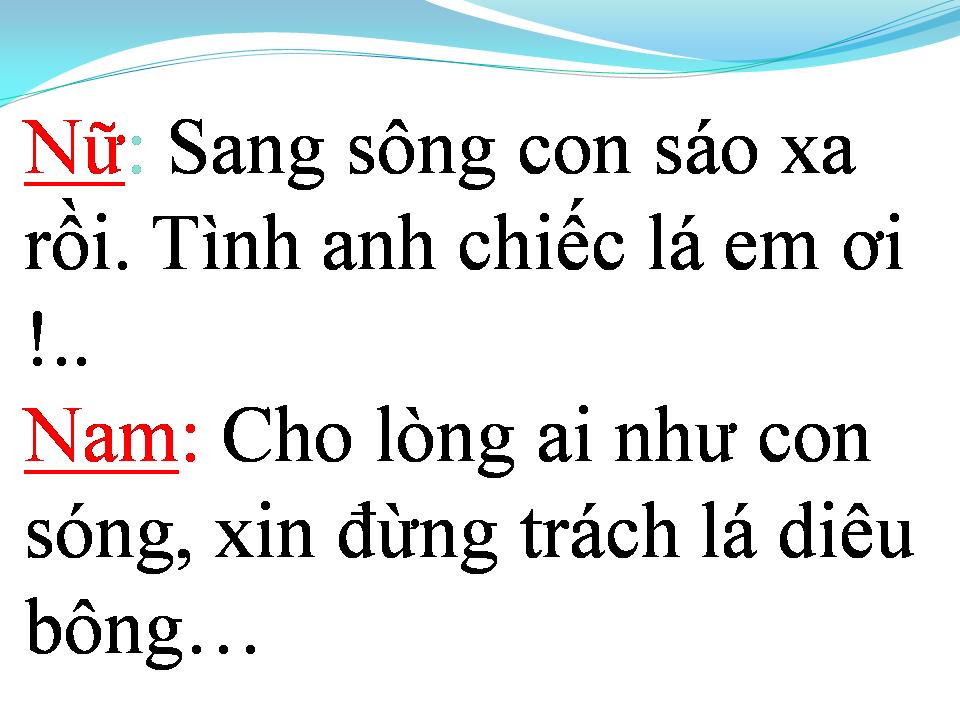 Lời bài hát ĐỪNG TRÁCH LÁ DIÊU BÔNG