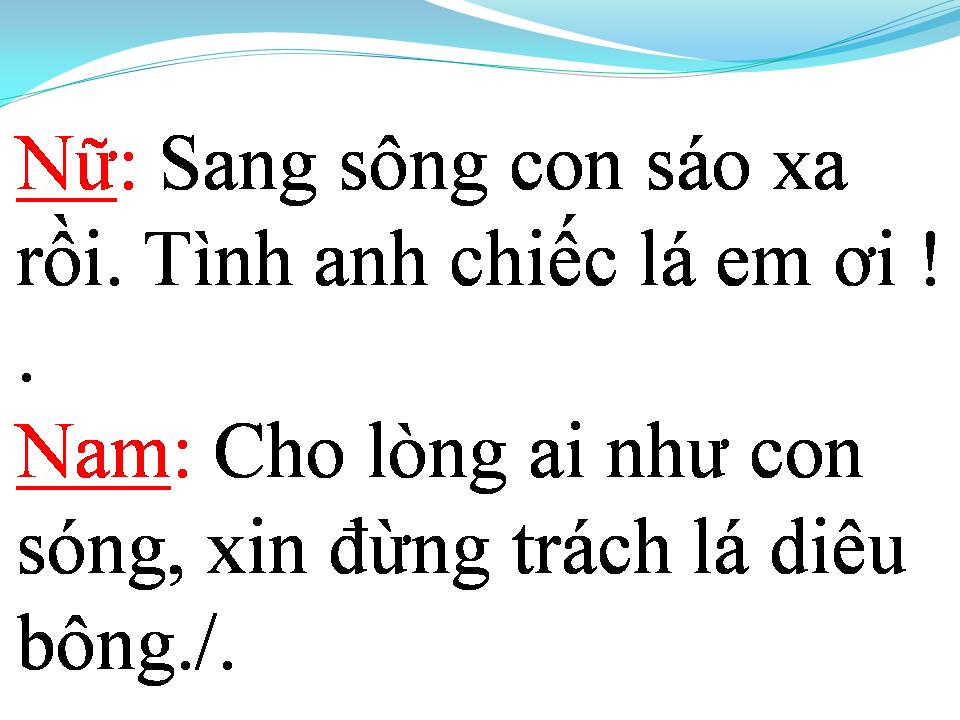 Lời bài hát ĐỪNG TRÁCH LÁ DIÊU BÔNG