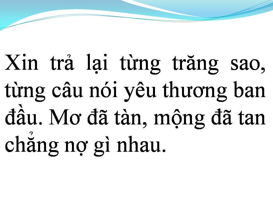 Lời bài hát ĐỪNG TRÁCH NGƯỜI ƠI