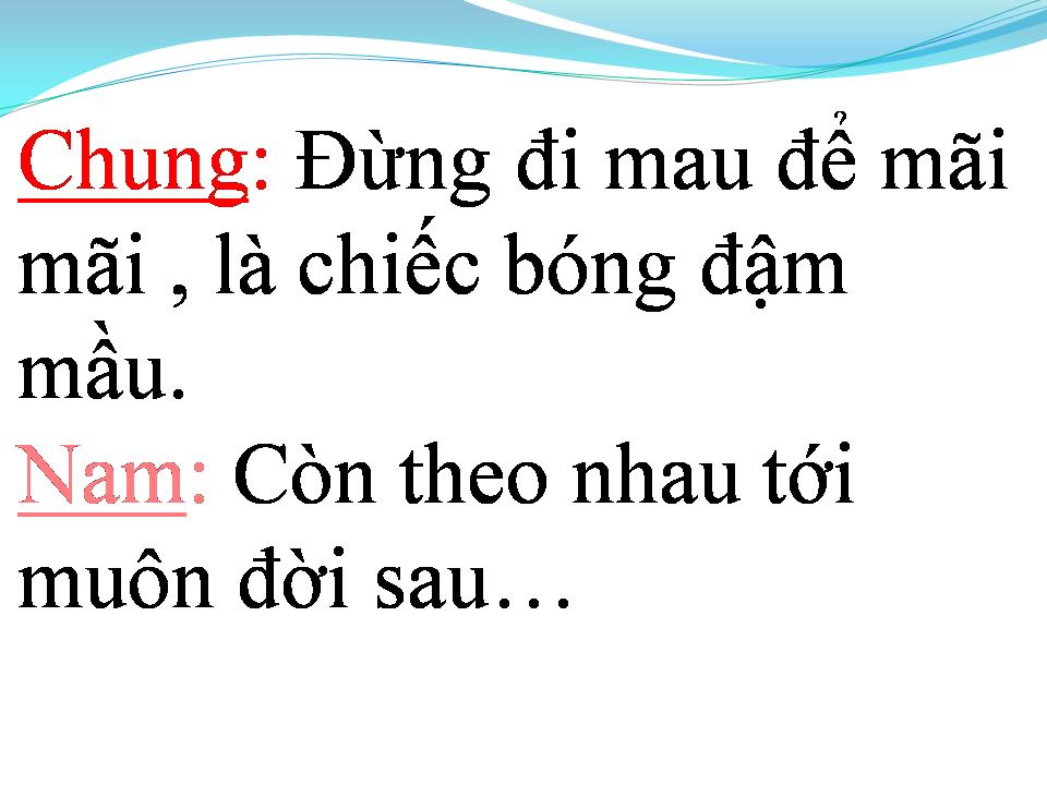 Lời bài hát ĐỪNG XA NHAU